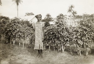 Girl patient after high temperature, Nigeria, ca. 1936