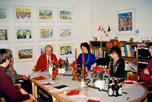 Christmas lunch, 1995