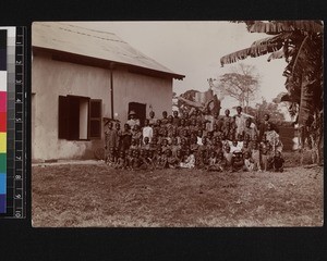 Group portrait of students and teachers, Kumasi, Ghana, ca. 1910