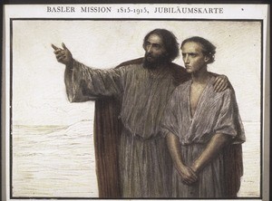 Basel Mission 1815-1915. Centenary card