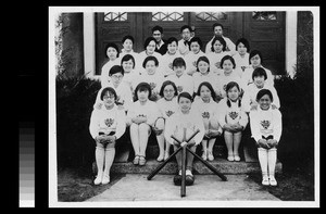 Women's baseball team, Yenching University, Beijing, China, ca.1932