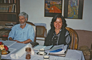 Chairman of the Danish Santal Mission, Rev. Thorkild Schousboe Laursen and BD Teresa Chai from