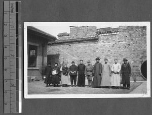 Worshippers at St. Paul's Church, Nanjing, China,1938