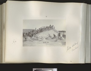 Salt Stacking, Sambhar, India, ca.1900