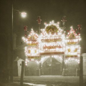 Illuminated Arch. Welcome. ca. 1905-1914