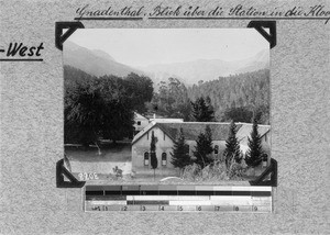 Part of the mission station and mountains, Genadendal, South Africa