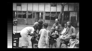 Smallpox vaccinations, Chengdu, Sichuan, China, ca.1942