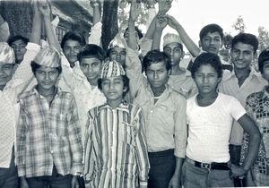 Nepal, Gorkha District. School children in Namjung, where DSM/UMN Missionary Tove Madsen is tea