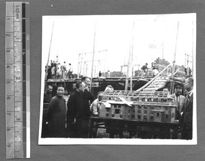 Model for cathedral at West China Union University, Chengdu, Sichuan, China, 1949