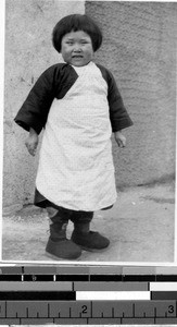 Young child at orphanange, Fushun, China, 1934