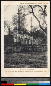 Ground view of a mosque, Cawnpore, India, ca.1920-1940