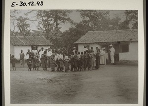 Schoolchildren at play on an outstation