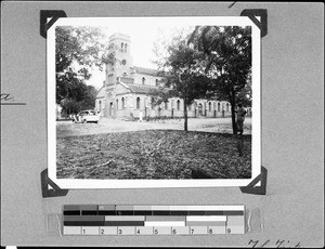 View of the Catholic church, Galula, Tanzania, 1937