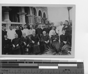 Maryknoll priests and friends at Hong Kong, China, 1928