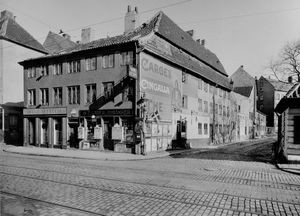 Copenhagen, Denmark. Store Torvegade 73, "The Ship", Christianshavn. The birthplace of Hans Pet