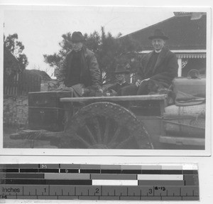 Maryknoll priests depart from Erbadan, China, 1930