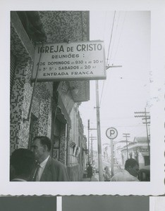 Church Sign, Sao Jose do Rio Preto, Brazil, 1962