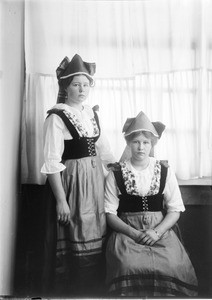 Missionary children in traditional costumes, Tanzania, ca.1910-1920