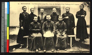 Seminary theology class, Madagascar, ca.1920-1940