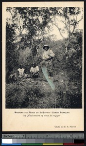 Missionary father in travelling clothes, Congo Republic, ca.1900-1930