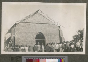 Newly constructed church, Domasi, Malawi, ca.1926