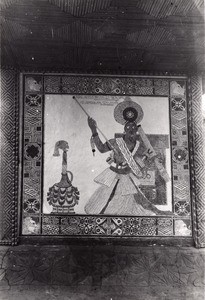 Painting of Foumban, in Cameroon