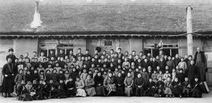 Sunday School in Wang Kuei, November 1938