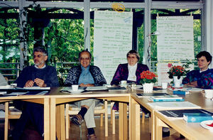 DMS perspective conference at Smidstrup Strand, June 1994. General Anders Miele sitting far lef