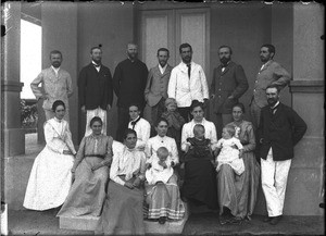 Group of Swiss missionaries, Maputo, Mozambique, ca. 1901-1907