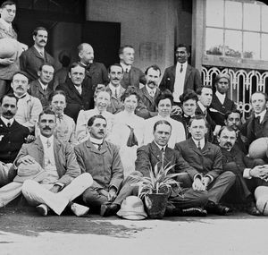 Secretary Meeting of Lanauli, January , 1907. Participants in YMCA work