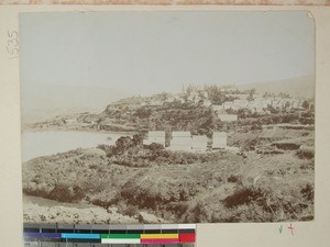 Betafo with Tatamarina Lake to the left, Madagascar, ca.1900