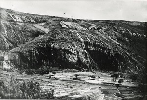 Betsileo landscape, in Madagascar