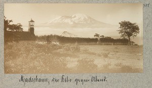 Machame, the Kibo towards evening, Tanzania, ca.1900-1914