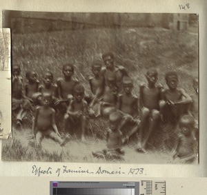 Effects of famine in Domasi, Malawi, 1923