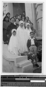 First communicants, Hong Kong, China, ca. 1934