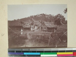 Analamazaotra village in the forest, Madagascar, 1901