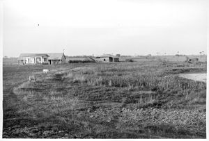 East Pakistan (from 1971 Bangladesh). Amnura Mission Station, view from the main building, 1967