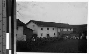 Outdoor procession, Kongmoon, China, ca. 1920