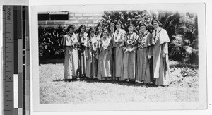 First group of Maryknoll Sisters in Hawaii, Punahou, Honolulu, Hawaii, 1927