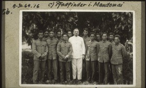 Batak soldiers from Sumatra with Rev. Baier in Kwala Kuron