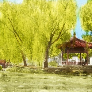 Pavilion in Summer Grounds, Peking, China, ca. 1905-1914