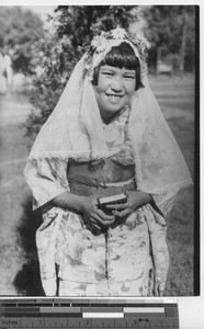 Holy Communion Day at Japanese mission at Fushun, China, 1940