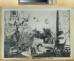 Interior, Women’s mission house, Sialkot, Pakistan, ca.1900