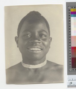 Head portrait of a Yao, Malawi, ca.1910