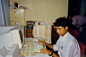 Danish Santal Mission, Bangladesh, autumn 1997. From the Business Training Centre/BTC in Rajsha