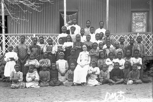 Schoolchildren, Maputo, Mozambique, ca. 1896-1911