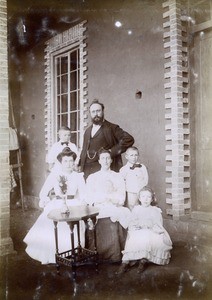 Missionary family in Mahereza, Madagascar