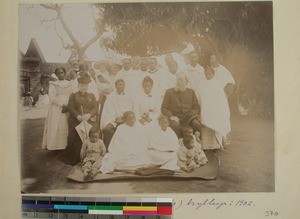 Fredrikke Lehman's wedding in Antsahamanitra, Antananarivo, Madagascar, 1902