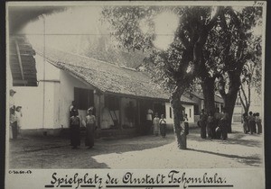 Playground of the boarding school in Tschombala