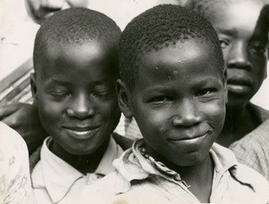 Pupils of a school in Lourenço Marques, in Mozambique